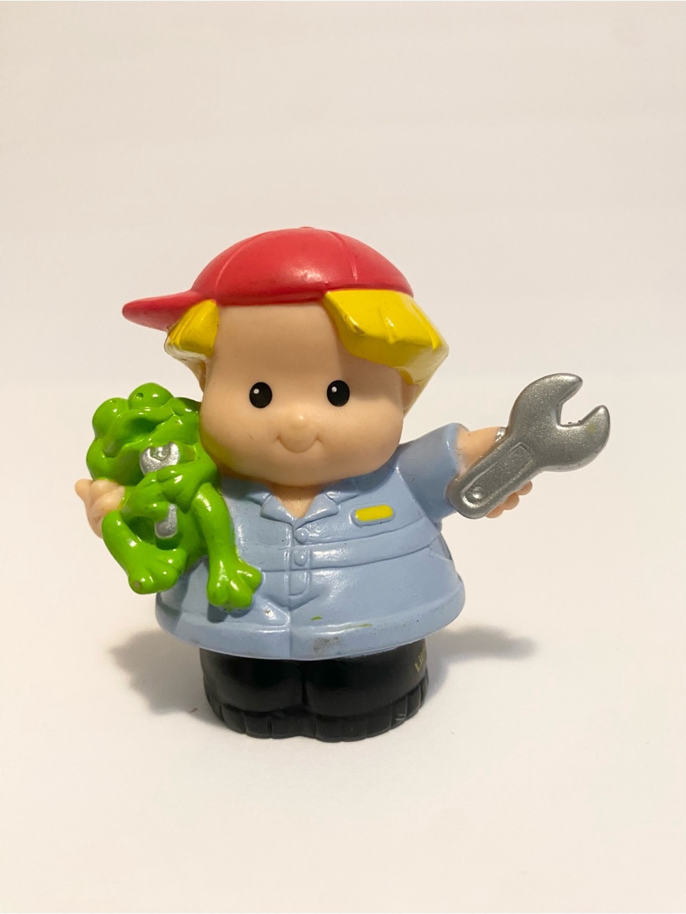 Little People Eddie Mechanic Auto Body Car Vintage Fisher Price Toy 4/$20 🛑